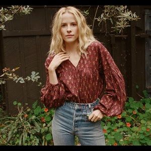 DOEN Petunia Peasant Blouse